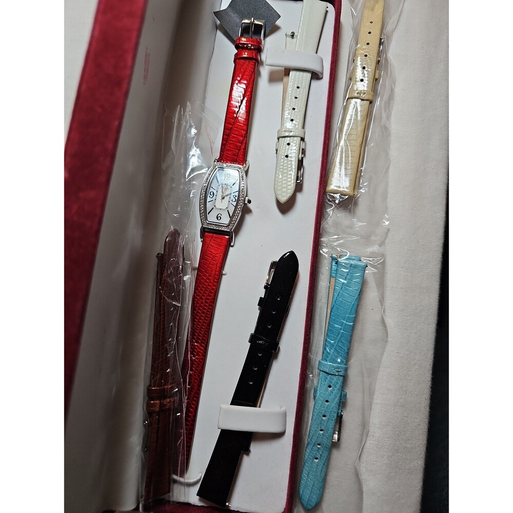 Affinity Diamonds Sterling Silver Case Watch - image 1